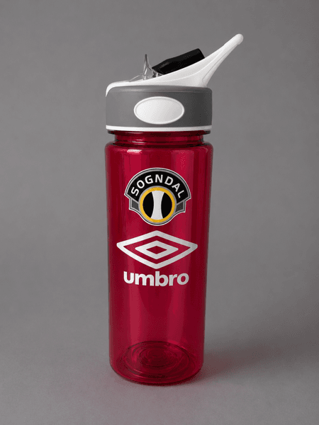 Umbro Drikkeflaske – Transparent rosa 0,75 L